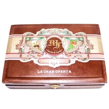 My Father Cigars Robusto Empty Wood Cigar Box 8.75" x 6" x 2.25"