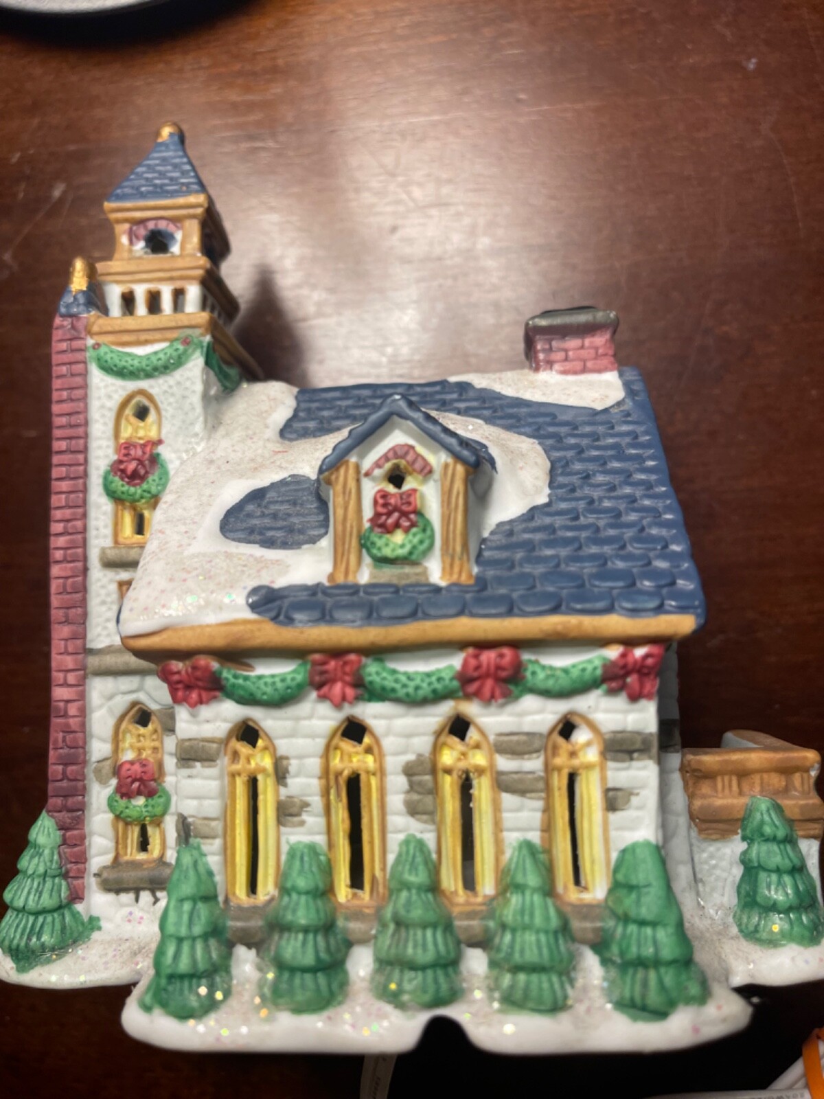 Vintage Christmas House Light Ornaments for Holiday Decor