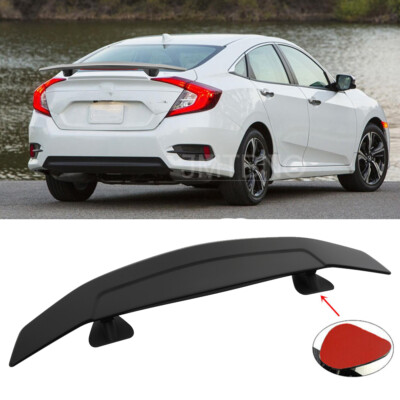 Matte 47'' Rear Trunk Spoiler Wing GT Style Racing For Honda Civic Sedan 2016-21