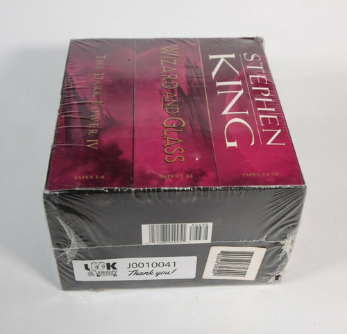 Stephen King THE DARK TOWER IV "WIZARD AND GLASS" Audio Book 18 Cassettes New - Picture 6 of 7