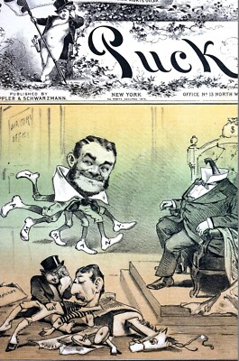 Bennett Defeated Mayor 1878 TAMMANY HALL KELLY PICKING NEW HEADLESS MAYOR Puck