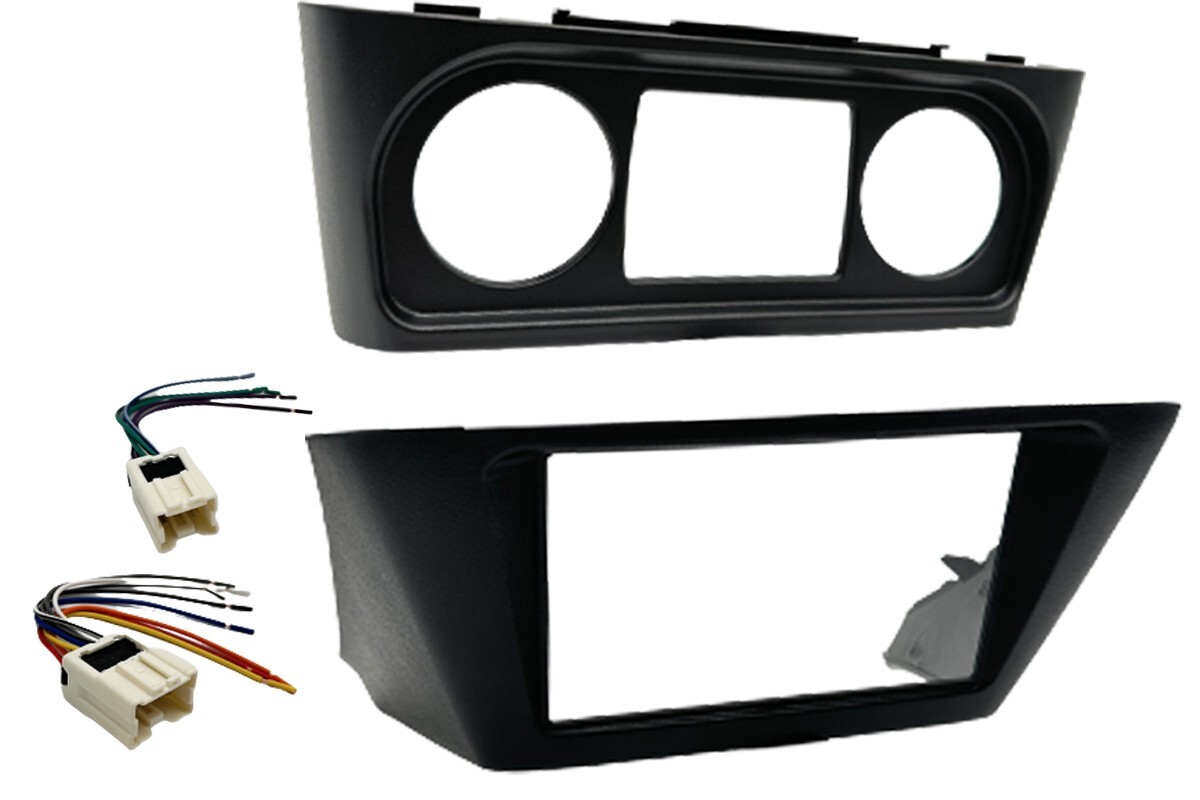 0006 Sentra Double ISO DIN Car Stereo Dash Kit & Wiring Harness Radio