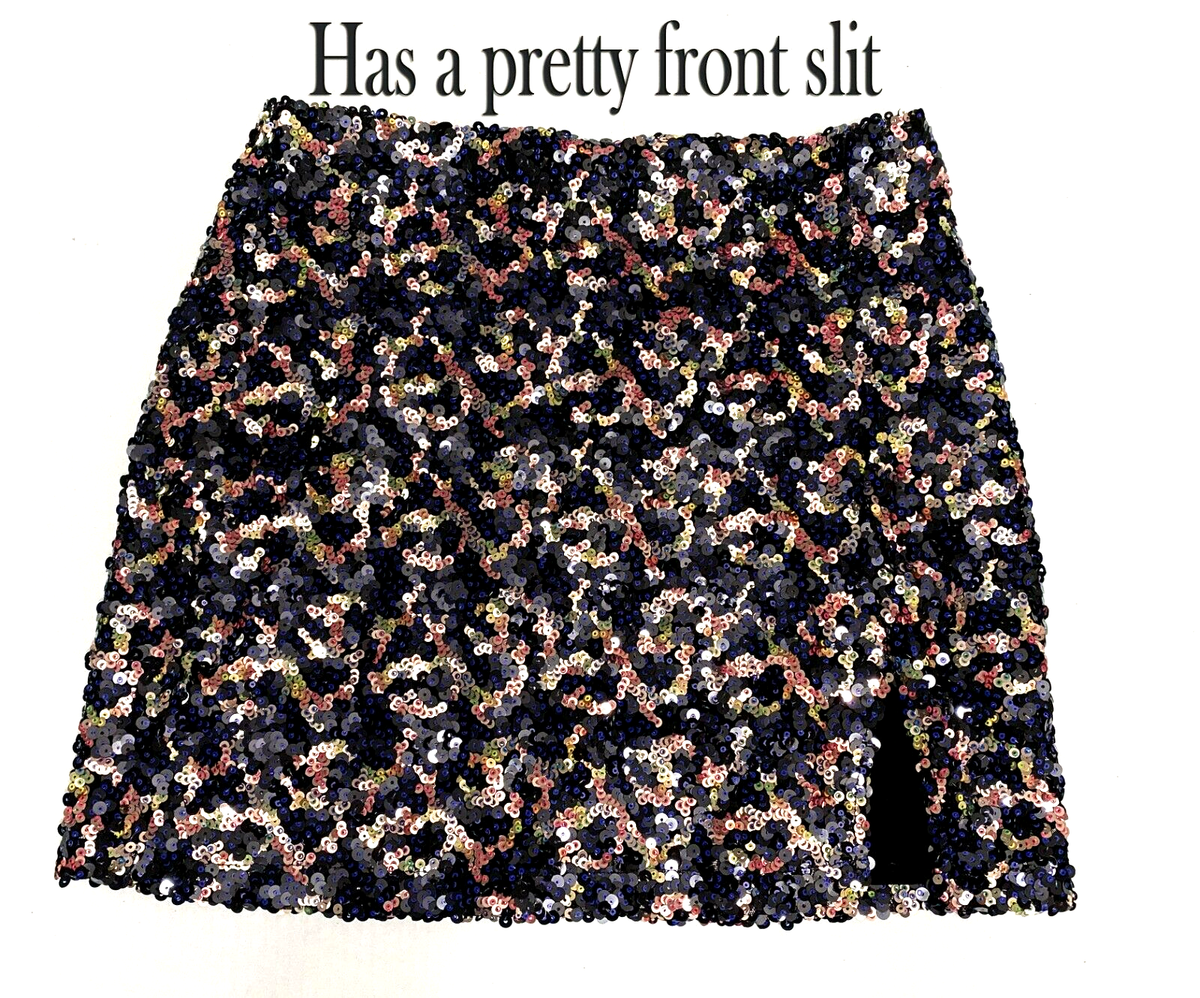 NWT URBAN OUTFITTERS All Over SEQUIN Women's MINI Disco Party