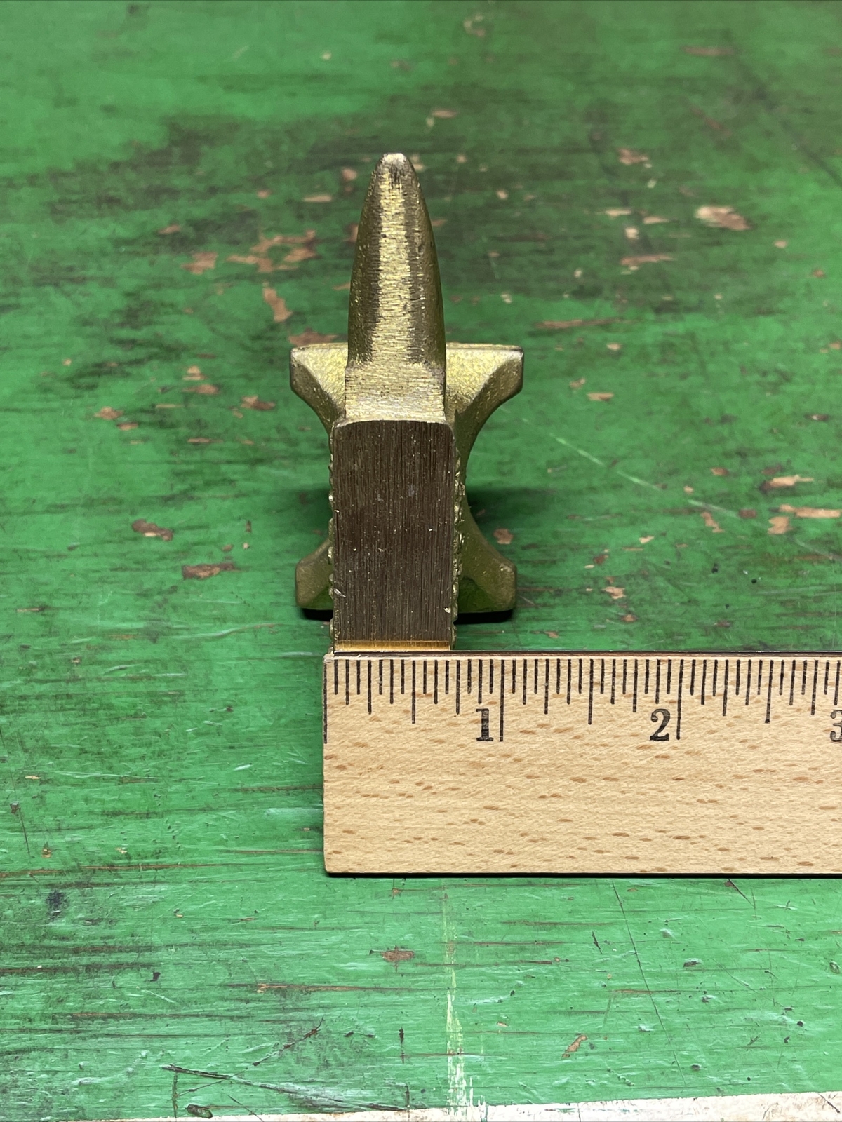 Miniature Small Blacksmiths Brass Jewelers / Watchmakers Anvil 10.6 oz