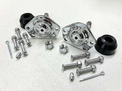 CHEVY IMPALA CADILLAC GBODY PREMIUM HD UNBREAKABLE UPPER BALL JOINTS / CHROME