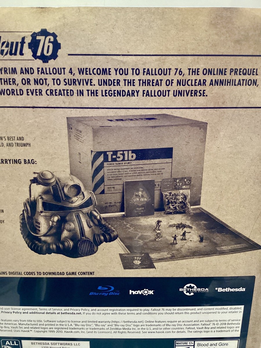 ゲームキャラクター PlayStation4 - Fallout 76 Power Armor Edition Fallout 76 Power Armor Edition PC Collector's Edition /w