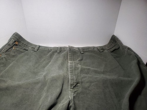 Wrangler Green Męskie wytrzymałe dżinsy Heavyweight Denim 52x32