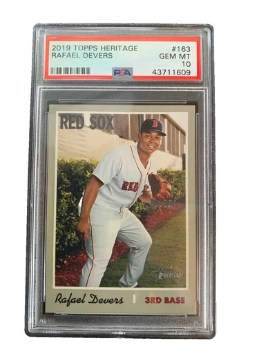 Topps Rafael Devers Baseball Sports Trading Cards & Accessories