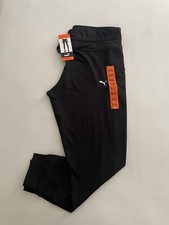 PUMA Women's Drawstring Tight Leggings with Pockets Size XXL Black NEW