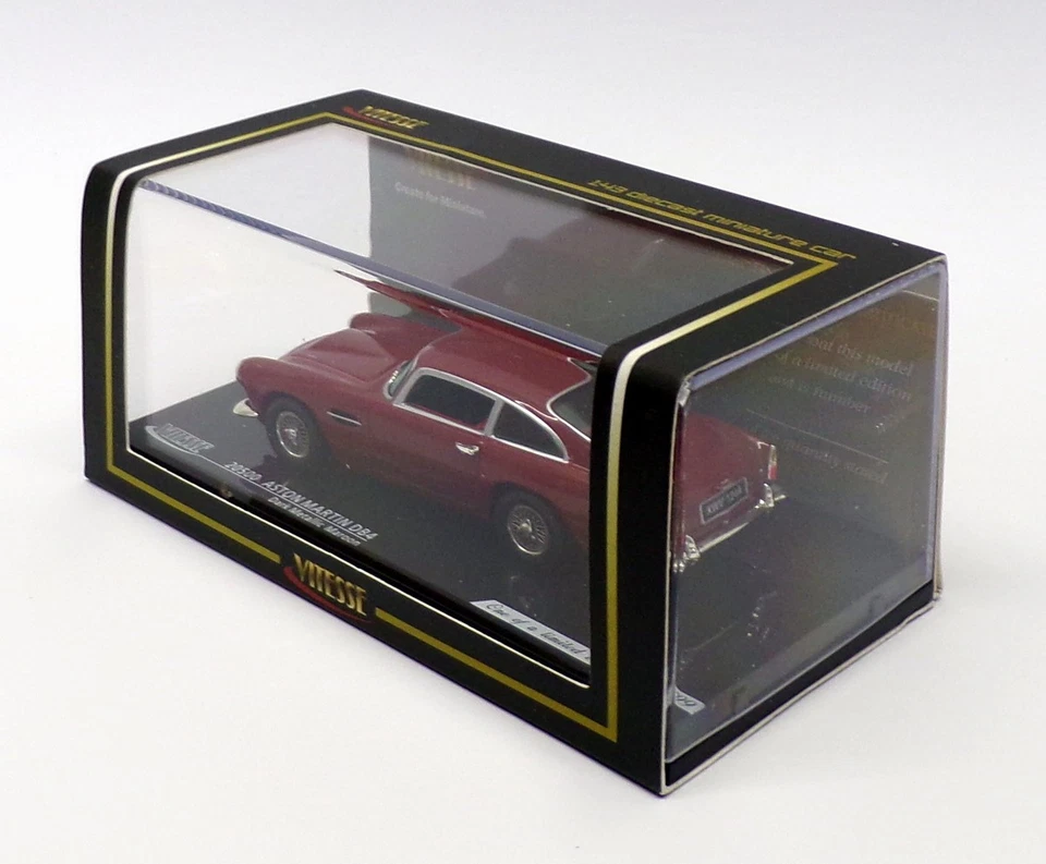 Vitesse 1/43 Scale 20500 - Aston Martin DB4 - Dark Metallic Maroon - Image 4 of 4