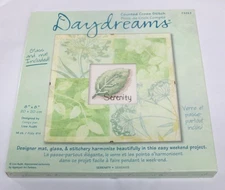 Daydreams  Serenity Under Glass Leaves Lisa Audit  Cross Stitch Kit 8X8