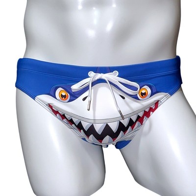 Pool Boy Daddy Shark Swim Brief Size S (28-30) NWT