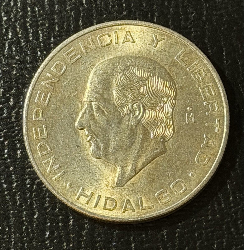 Mexico 1956 10 Pesos Silver Coin