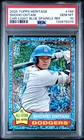 2025 Shohei Ohtani Topps Heritage Chrome Light Blue Sparkle PSA 10 - LA Dodgers