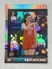 2025 Panini Chronicled Caitlin Clark #33 Silver Holo Foil Indiana Fever