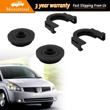 For 2008-15 Nissan Rogue S SL SV l4 2 Set Upper Radiator Mount Bracket & Bushing