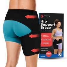 Hip Brace Thigh Compression Sleeve  Sciatica Pain Device  Hamstring  Groin...