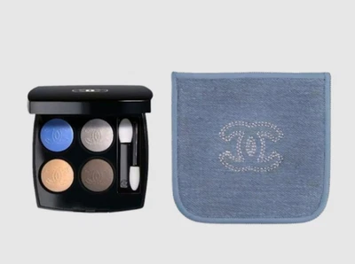 CHANEL Les 4 Ombres Coco Jean 29 Paleta de sombras de ojos Denim Pouch Limite... - Imagen 1 de 4