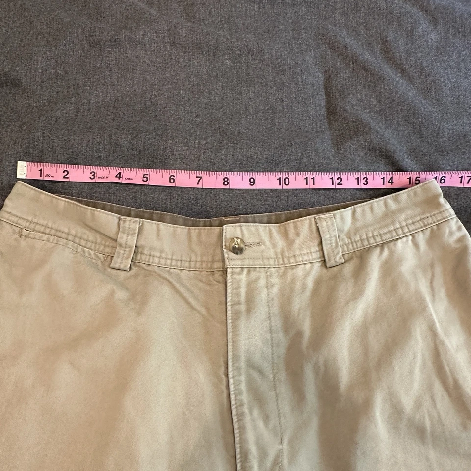 Pantalones Cortos Chinos Reyn Spooner Hawaii Para Hombre Algodón Caqui Tostado Talla 34 Foto 4 de 4