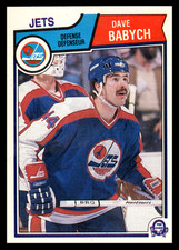 1983-84 O-Pee-Chee Dave Babych #380 Winnipeg Jets NHL Hockey Base Set