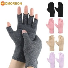 Arthritis Compression Gloves Fingerless Hand Support Carpal Tunnel Pain Relief