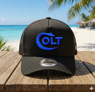 Colt Embroidered Mesh Trucker Hat Shooting Range Cap