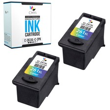 2PK Replacement 261XL Color Ink Cartridge for Canon PIXMA TS6420a TR7020 TR7020a