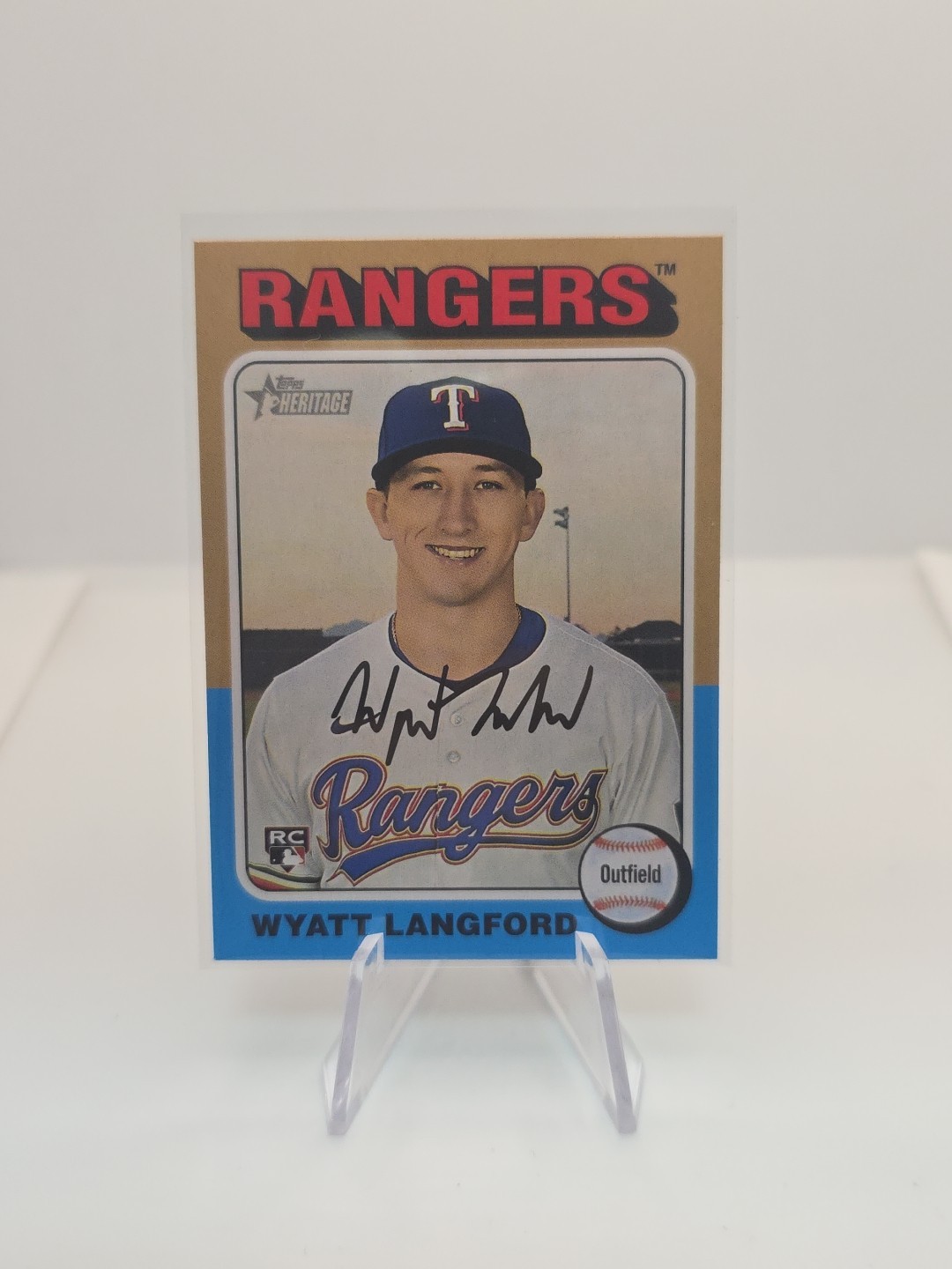 2024 Topps Heritage High Number #581 Wyatt Langford RC