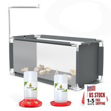 Indoor Chick Brooder Kit, 10.6 ft  Habitat for Chicks, Ducklings  Quail,