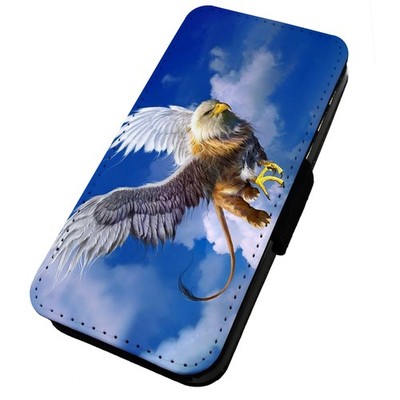 Bedruckte Flip Handyhülle iPhone, Samsung & Huawei Fabelwesen Griffin