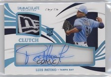 2021 Panini Immaculate Hat Brand Logo 1/1 Luis Patino #CCR-LP Auto 14rq