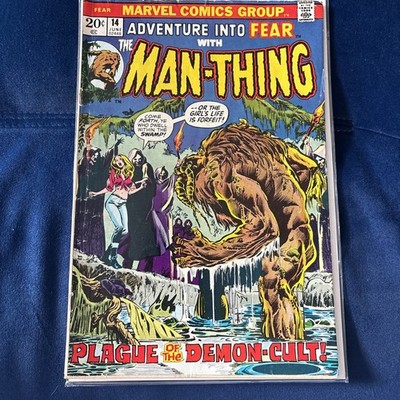 MAN-THING #14 ( Marvel Comics June 1973 ) Tomb of Dracula Werewolf by Night 