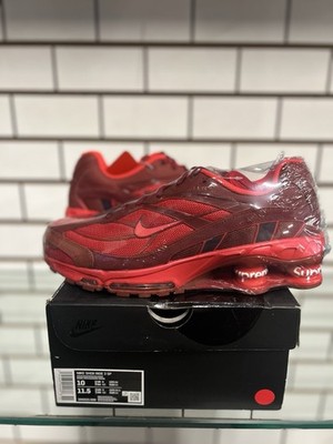 Brand New Nike Supreme x Shox Ride 2 Speed Red - Size 10