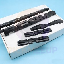 Fit For 2024-2026 Tacoma Sr5 4x4 Matte Blackout Overlay Emblem Letters Badge 5pc