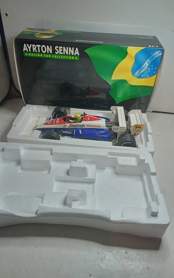 MINICHAMPS 1/18 AYRTON SENNA 1984 TOLEMAN HART TG 184 BON ETAT EN BOITE  TO B10 - Photo 2/4