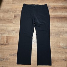 Marc Anthony Elegant Black Men's Dress Pants Slim Fit Wool Blend 36x32