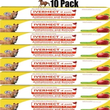 10 Pack In Box Paste Horse Dewormer Apple Flavor wormer free delivery