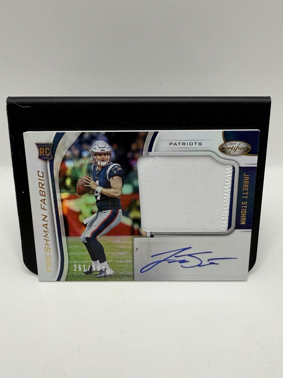 Jarrett Stidham Panini Certified #226 Jersey Signature