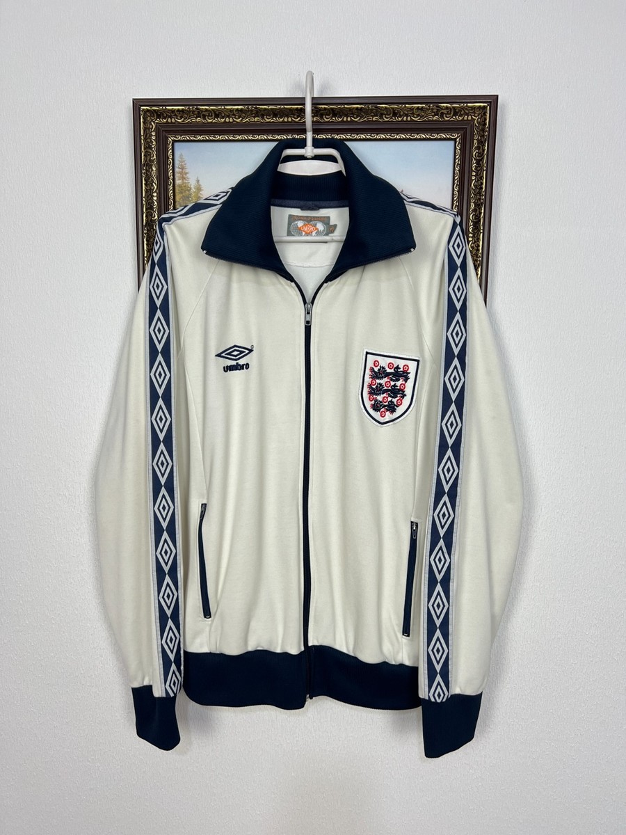 Umbro トラックジャケット ENGLAND UNITED.FC 10 Vintage Umbro Retro England Football Jacket Soccer Track Top Mens