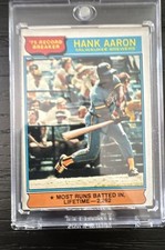 1976 Topps - '75 Record Breakers Hank Aaron #1
