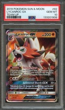 PM - 2019 - POKEMON SUN & MOON TEAM UP - TEAM UP - #82 - LYCANROC GX - PSA 10
