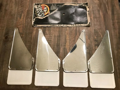 #ad #ad Vintage 1960s 1970s Kmart Universal Fender Splash Guards Mud Flap $85.00