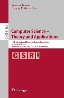 Computer Science  Theory and Applications - 9783030199548