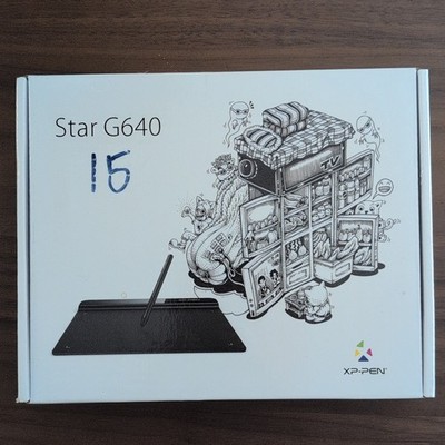 XP-PEN Star G640 Graphics Tablet 6x4in 8192 Levels USB Wired Battery-Free Stylus