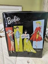 Vintage 1961 Black Ponytail Barbie Doll Case Rare with Vintage Clothing
