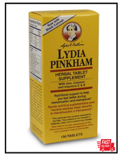 Lydia Pinkham Herbal Supplement Tablets for M...