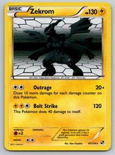Zekrom 47/114 Holo Rare Black & White Pokemon Lightly Played on eBay