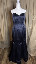 Hayley Paige Formal Dress 5668, Size 10, Navy