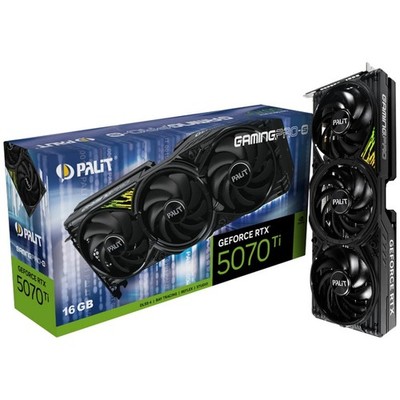 Palit GeForce RTX 5070 Ti GamingPro-S 16GB 28Gbps GDDR7 2452MHz PCIe 5.0 x16