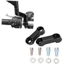 Motorcycle Mirror Extenders - Aluminum Alloy Adapter for Rearview Mirrors